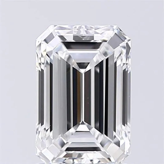 1.51ct Emerald Lab Grown Diamond (Colour D, Clarity VVS1, GIA Certified)