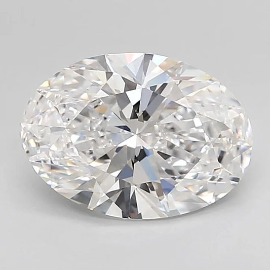 2.48ct Oval Lab Grown Diamond (Colour D, Clarity IF, Cut EX, IGI Certified)