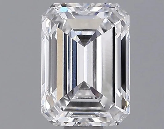 0.95ct Emerald Lab Grown Diamond (Colour E, Clarity VVS2, IGI Certified)