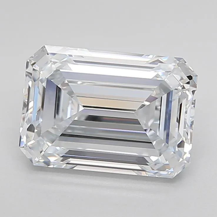 3.03ct Emerald Lab Grown Diamond (Colour F, Clarity VVS1, Cut EX, IGI Certified)