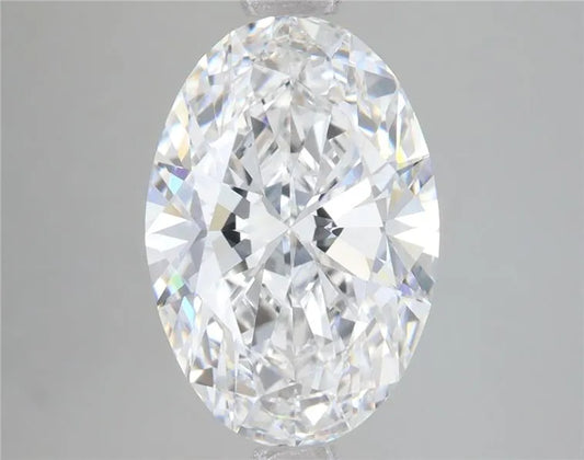 4.06ct Oval Lab Grown Diamond (Colour D, Clarity VVS2, IGI Certified)