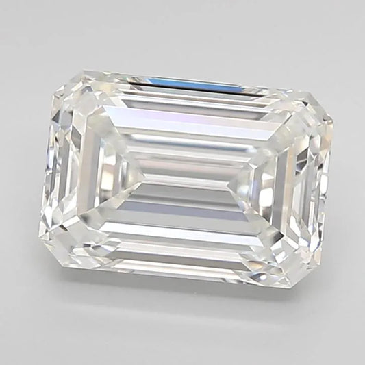 3.03ct Emerald Lab Grown Diamond (Colour G, Clarity VVS1, Cut EX, IGI Certified)