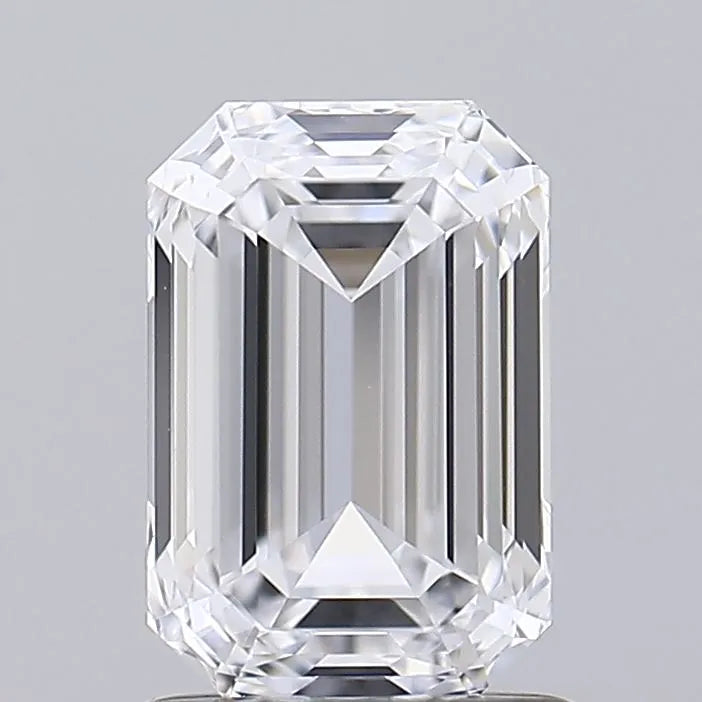 1.39ct Emerald Lab Grown Diamond (Colour E, Clarity IF, IGI Certified)