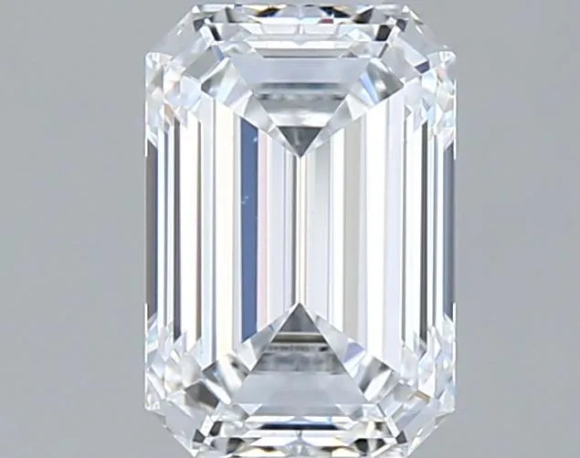 0.77ct Emerald Lab Grown Diamond (Colour D, Clarity VVS2, IGI)