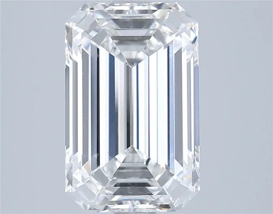 3.01ct Emerald Lab Grown Diamond (Colour E, Clarity VS2, GIA Certified)