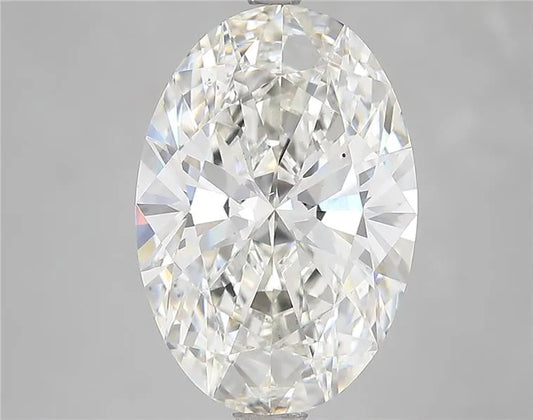 5.01ct Oval Lab Grown Diamond (Colour H, Clarity VS2, IGI Certified)