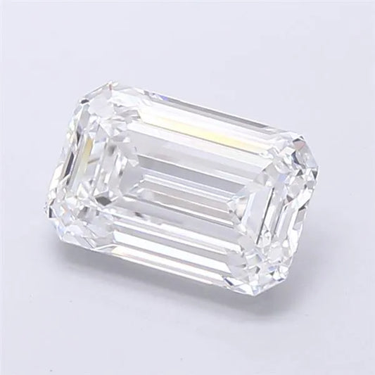 2.00ct Emerald Lab Grown Diamond (Colour D, Clarity VVS1, IGI Certified)