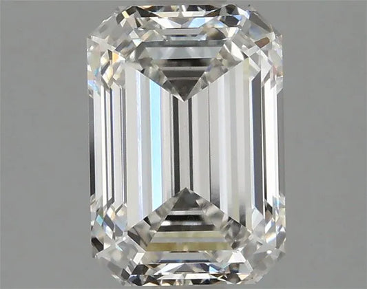 2.47ct Emerald Lab Grown Diamond (Colour F, Clarity VVS2, IGI Certified)