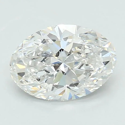 1.10ct Oval Lab Grown Diamond (Colour E, Clarity SI1, Cut EX, IGI Certified)