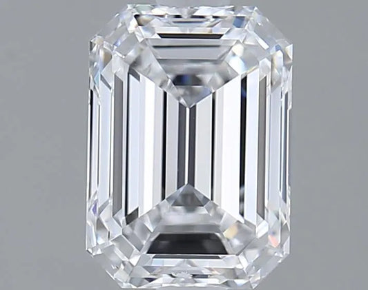 1.83ct Emerald Lab Grown Diamond (Colour D, Clarity VVS1, IGI Certified)