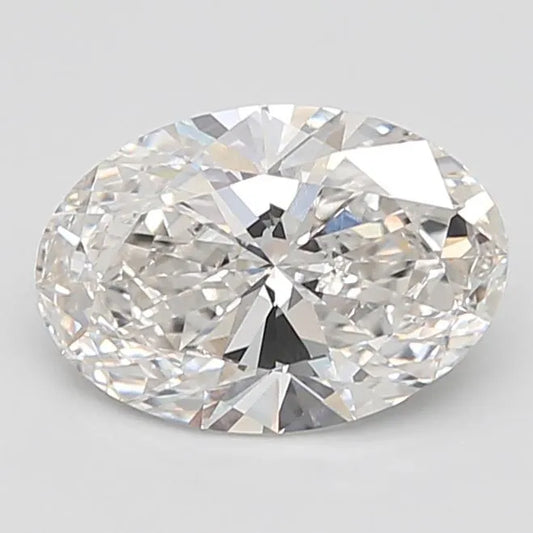 4.07ct Oval Lab Grown Diamond (Colour G, Clarity VVS2, IGI Certified)