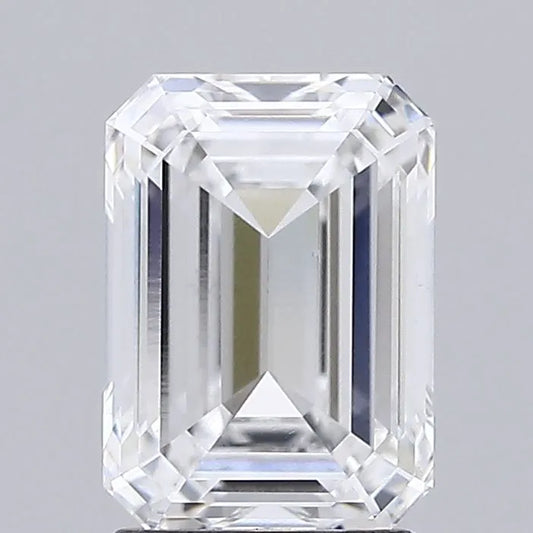 2.03ct Emerald Lab Grown Diamond (Colour D, Clarity VVS2, IGI Certified)