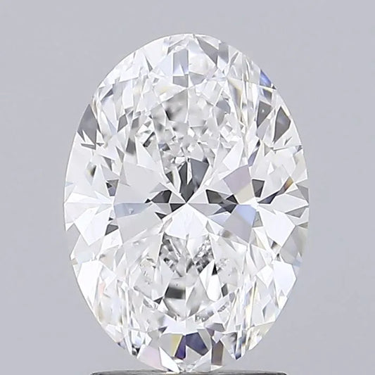 2.50ct Oval Lab Grown Diamond (Colour D, Clarity VS1, IGI Certified)