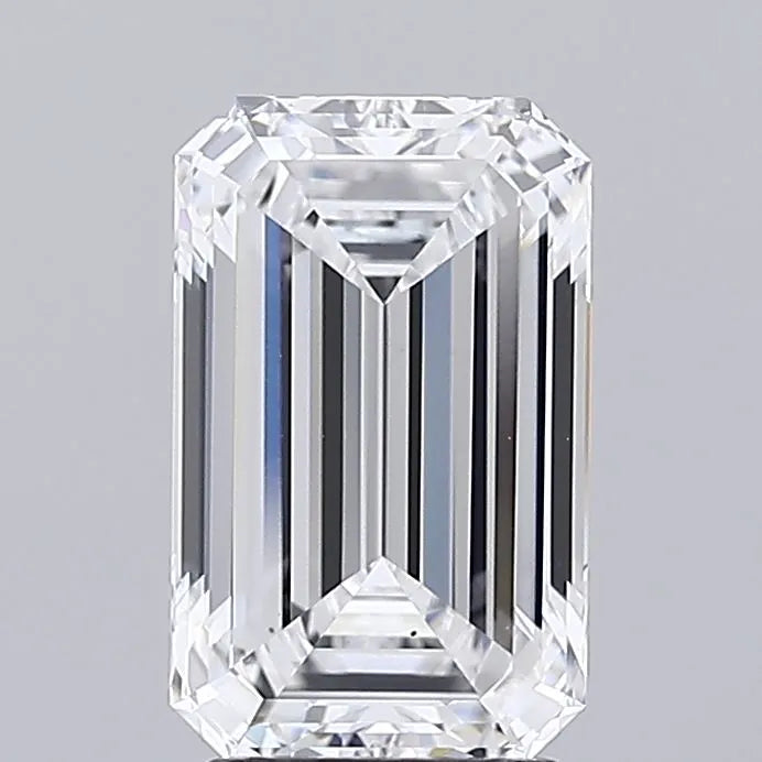 3.00ct Emerald Lab Grown Diamond (Colour D, Clarity VS1, IGI Certified)