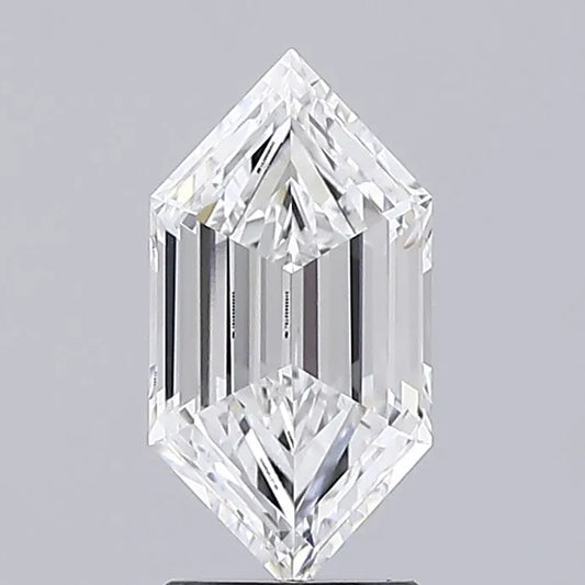 2.09ct Hexagonal Lab Grown Diamond (Colour E, Clarity VS1, IGI Certified)