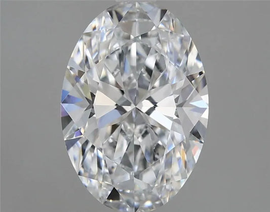2.59ct Oval Lab Grown Diamond (Colour E, Clarity VVS2, IGI Certified)