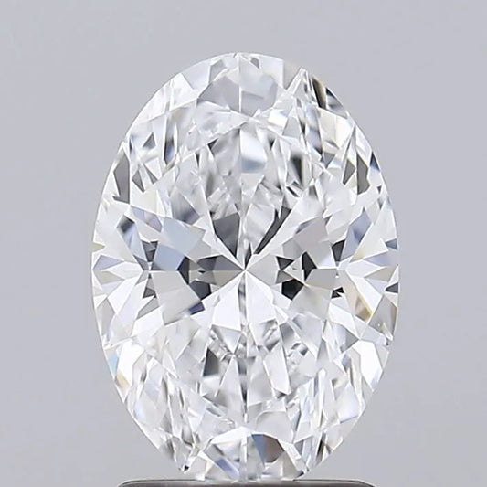 1.58ct Oval Lab Grown Diamond (Colour D, Clarity VVS2, IGI Certified)