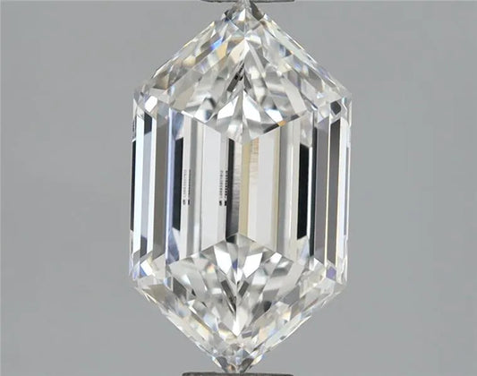 1.61ct Hexagonal Lab Grown Diamond (Colour F, Clarity VVS1, IGI Certified)