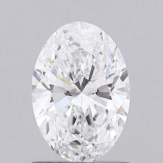 0.77ct Oval Lab Grown Diamond (Colour D, Clarity VVS2, IGI Certified)