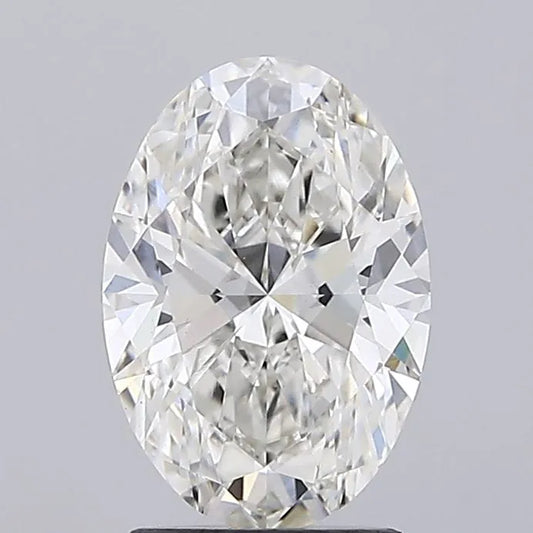 2.05ct Oval Lab Grown Diamond (Colour H, Clarity VS1, IGI Certified)