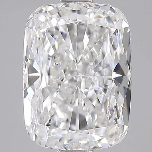2.00ct Cushion modified Lab Grown Diamond (Colour E, Clarity SI1, IGI Certified)