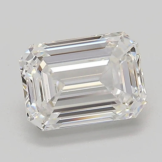 2.00ct Emerald Lab Grown Diamond (Colour E, Clarity VVS2, IGI Certified)