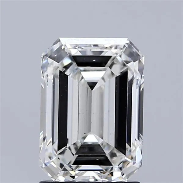 2.00ct Emerald Lab Grown Diamond (Colour G, Clarity SI1, IGI Certified)