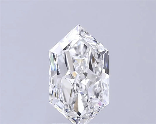 2.00ct Hexagonal Lab Grown Diamond (Colour E, Clarity VS1, IGI Certified)
