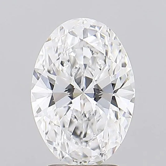 2.00ct Oval Lab Grown Diamond (Colour D, Clarity IF, IGI Certified)