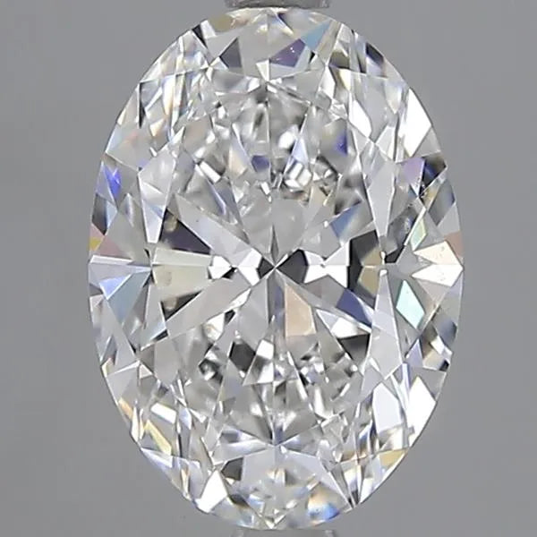 2.00ct Oval Lab Grown Diamond (Colour D, Clarity VVS2, IGI Certified)