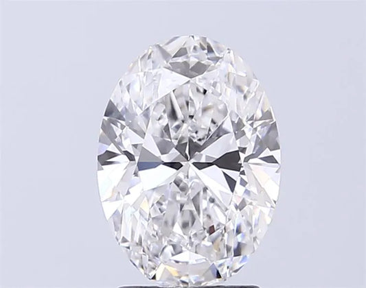 2.00ct Oval Lab Grown Diamond (Colour E, Clarity VS1, IGI Certified)