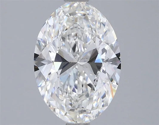 2.00ct Oval Lab Grown Diamond (Colour E, Clarity VS2, IGI Certified)