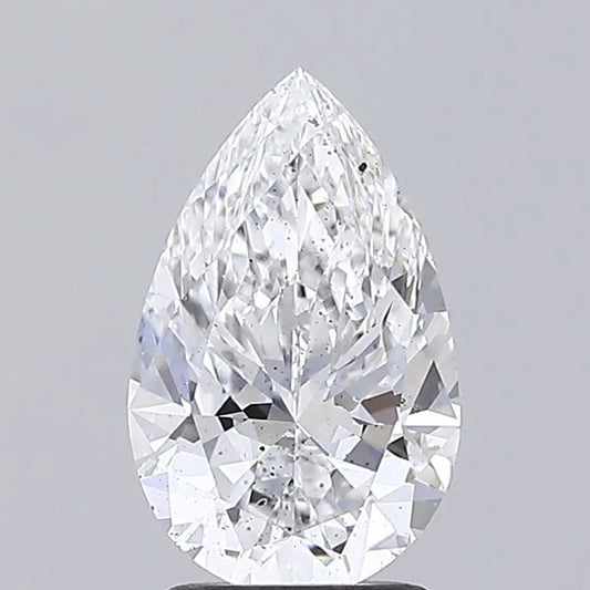 2.00ct Pear Lab Grown Diamond (Colour D, Clarity SI2, IGI Certified)
