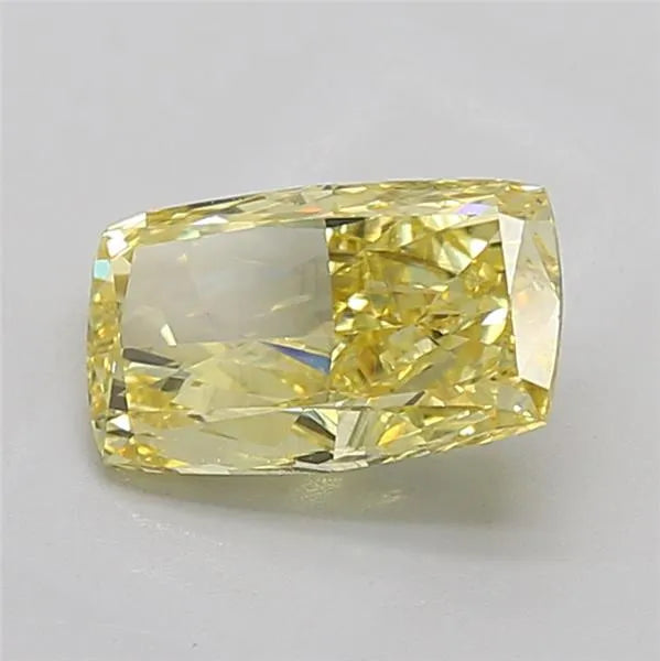 2.01ct Cushion modified Lab Grown Diamond (Colour Fancy Intense Yellow, Clarity VS2, IGI Certified)