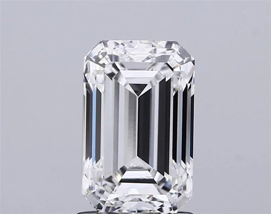 2.01ct Emerald Lab Grown Diamond (Colour D, Clarity VS1, IGI Certified)