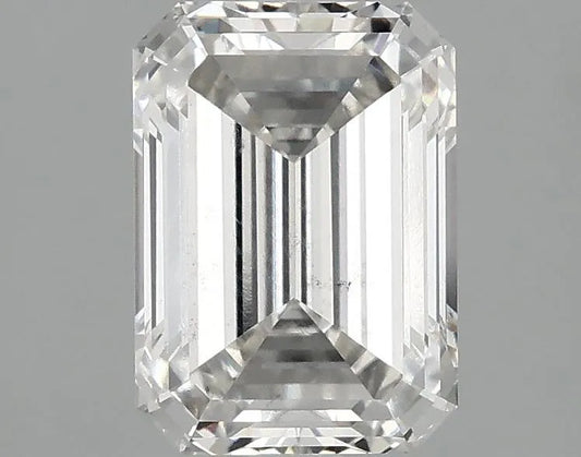 2.01ct Emerald Lab Grown Diamond (Colour G, Clarity SI1, IGI Certified)