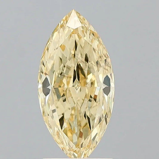 2.01ct Marquise Lab Grown Diamond (Colour Fancy Yellow, Clarity VS2, IGI Certified)