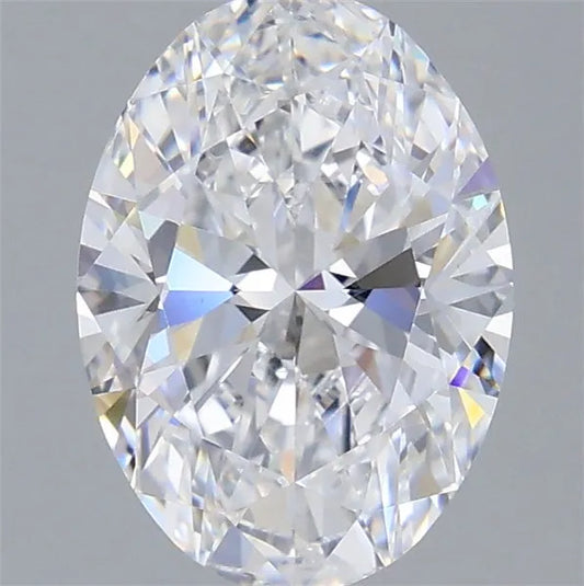 2.01ct Oval Lab Grown Diamond (Colour D, Clarity VS1, IGI Certified)