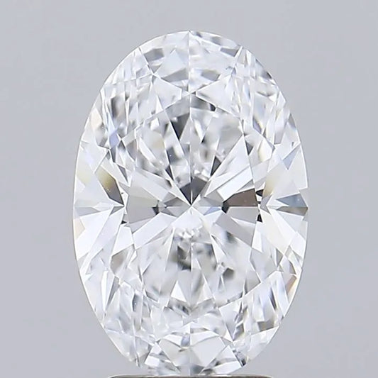2.01ct Oval Lab Grown Diamond (Colour D, Clarity VVS2, IGI Certified)