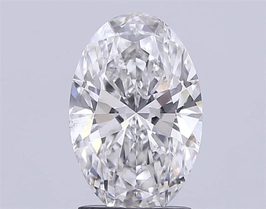 2.01ct Oval Lab Grown Diamond (Colour G, Clarity VS2, IGI Certified)