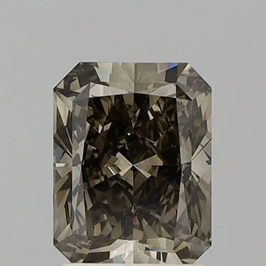 2.01ct Radiant Lab Grown Diamond (Colour Fancy Yellowish Gray, Clarity VS1, IGI Certified)