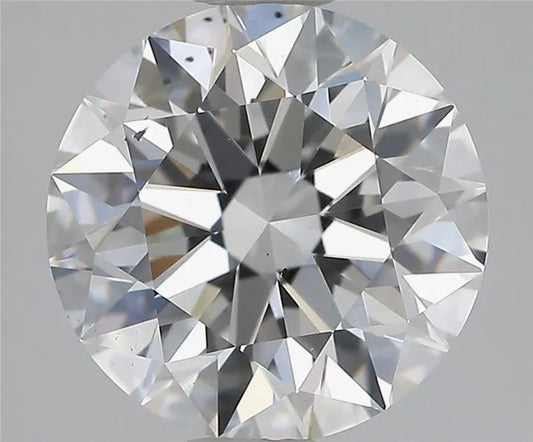2.01ct Round Lab Grown Diamond (Colour E, Clarity SI1, Cut EX, IGI Certified)