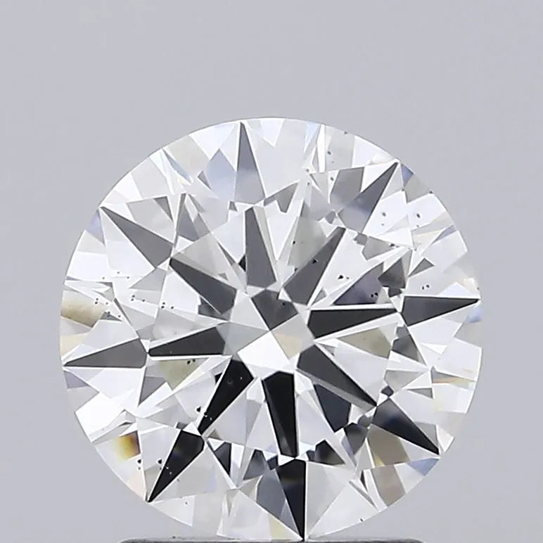 2.01ct Round Lab Grown Diamond (Colour E, Clarity SI1, Cut ID, IGI Certified)
