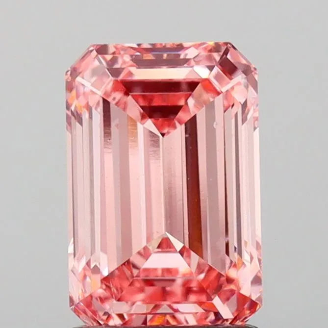 2.02ct Emerald Lab Grown Diamond (Colour Fancy Intense Pink, Clarity VS1, IGI Certified)