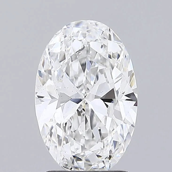 2.02ct Oval Lab Grown Diamond (Colour D, Clarity VS2, IGI Certified)