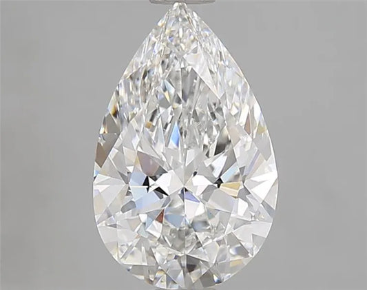 2.02ct Pear Lab Grown Diamond (Colour E, Clarity VVS2, IGI Certified)