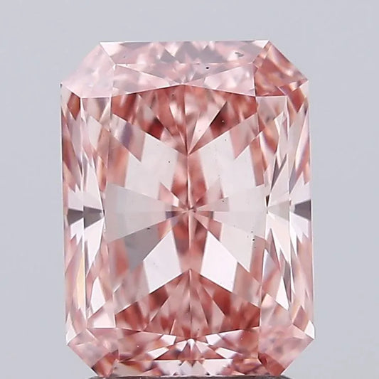 2.02ct Radiant Lab Grown Diamond (Colour Fancy Vivid Pink, Clarity VS2, IGI Certified)