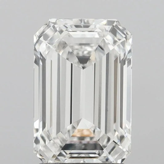 2.03ct Emerald Lab Grown Diamond (Colour E, Clarity VVS2, IGI Certified)