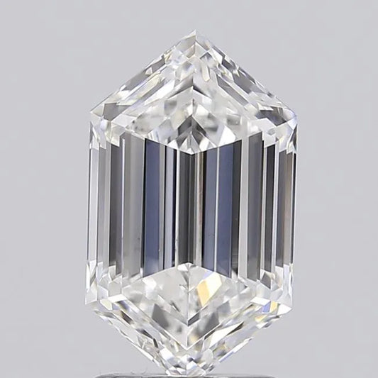 2.03ct Hexagonal Lab Grown Diamond (Colour E, Clarity VS1, IGI Certified)