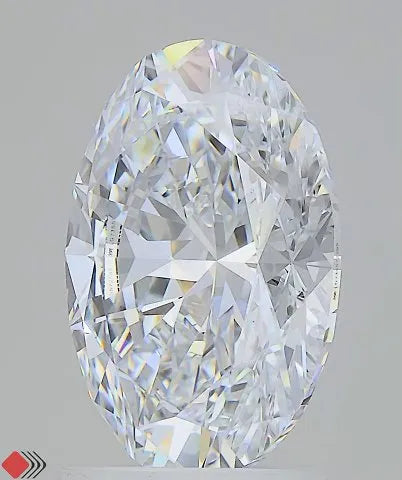 2.03ct Oval Lab Grown Diamond (Colour E, Clarity VVS1, IGI Certified)